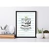 Wandbild-Poster „TODAY IS A GOOD DAY“ – Kunstdruck Auf 300g/m² Karton, Modernes Typografie-Design