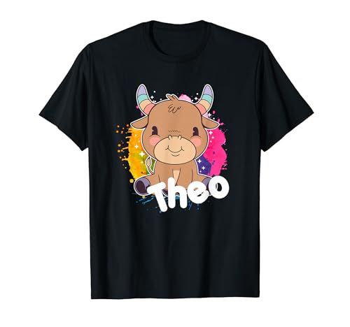 THEO - Cute Boy Name with adorable Cow T�V���c