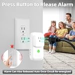 Power Failure Alarm, 120dB Power Outage Alarm for Freezer, Extender Socket - Image 5