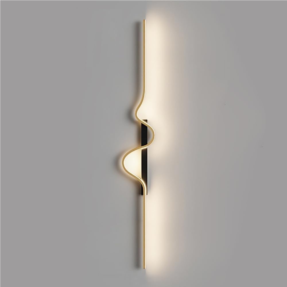 SXECAEPS Modern Minimalist Linear Wall-Mounted Light Decor Indoor Hardwired Wash Wall Sconce Lamp for Living Room Bedroom Hallway Corridor Conservatory(4000K,120cm)