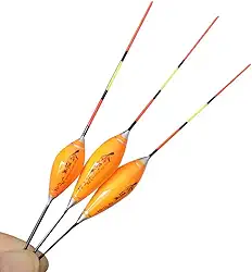 Boia de pesca portátil com luz para rocha, deriva vertical e pesca no gelo