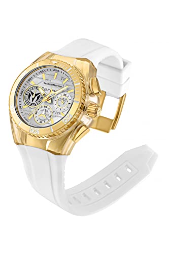 Technomarine Women's Cruise California Stainless Steel Quartz Watch With Silicone Strap, White, 26.25 (Model: Tm-118133) #TOP1