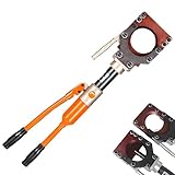 ♣【BENUTZERFREUNDLICHER GRIFF】: Die Griffe des Kabelschneiders sind ergonomisch gestaltet und verfügen über geneigte, gummierte Griffe für mehr Reibung, bessere Schneidkontrolle und einen komfortableren Griff.