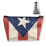 cuba prestige black perfume Material: Waterproof Oxford. Retro Cuba Flag Waterproof Trapezoidal Bag Cosmetic Bags Makeup Bag Large Travel Toiletry Pouch Portable Storage Pencil Holders