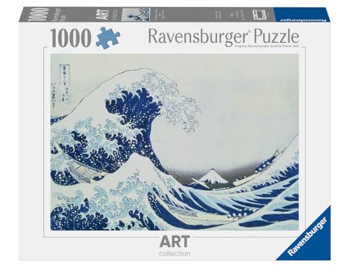 Ravensburger - Puzzle Adulte 1000 pièces - La Grande Vague de Kanagawa