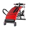 FGVBC Sit-up-board – bankdrukken instelbare oefening, buikspieren fitness rugligging board sterkte, fitnessapparaten, zwart plus rood