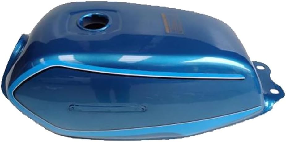 Motorcycle Fuel Tank Red Blue 2-Stroke Oil Metal Box Fit for Suzu Haojue Jingcheng Qingqi AX100 HJ100 JC100(Red-A)
