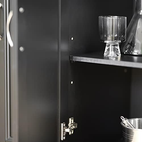 SoBuy FKW71-SCH, Extendable Kitchen Storage Trolley Kitchen Cabinet Cupboard Sideboard Kitchen Island