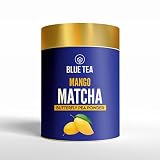 BLUE TEA - Blue Mango Matcha - 1.76 Oz | ANTIOXIDANTS | 100% Natural drink - For Iced & Hot Tea, lat