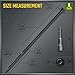 [Pack of 100] #14 x 8 Wood Structural Screws, Heavy Duty Hex Head Black Timber/Log/Landscaping Wood Screws, Rust Resistant, Hex Socket Included