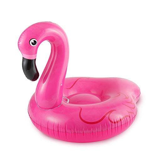 Summer Waves Jumbo Inflatable Pink Flamingo Ride-On Swimming Pool Float Raft