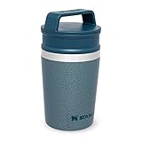 DURADERA Y SEGURA: Gracias a su acero inoxidable de grado alimentario de alta calidad 18/8, resistente y a prueba de óxido, esta taza de viaje de Stanley está hecha para durar toda la vida; Fabricada con materiales sin BPA