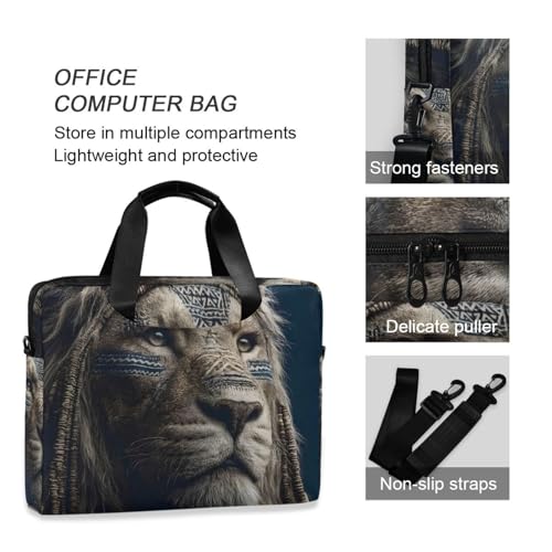 Funda bandolera para laptop con estampado tribal 13-16 pulg miniatura 6