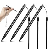 DOITOOL Confezione da 3 penne resistenti per touchscreen con corda a molla, compatibili con dispositivi di navigazione e schermi resistenti