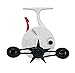 13 FISHING - Freefall Ghost Maverick - Inline Ice Fishing Reel - Red, White & Blue Color - Left Hand Retrieve - BBFFGWUSA-2.5-LH