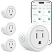 GHome Smart Plug, WiFi Smart Plugs Work with Alexa and Google Home, Smart Outlet Timer with APP Remote Control, 2.4GHz Wi-Fi Only, No Hub Required, ETL FCC Listed