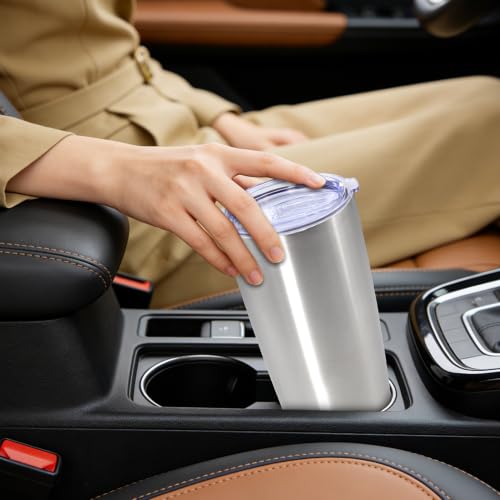 Image of 20oz Tumbler Insulated Tumblers Vacuum Coffee Mug with Lid SS 12Pack