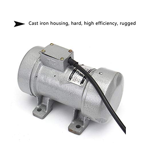 MYOYAY Concrete Vibrator, 280W Electric Concrete Vibrator Concrete Motor Vibrating Shaker Table Vibrator Motor Heavy Duty Machine 110V 60HZ 2840RPM 300KGF with 5.9fts Power Cable by MYOYAY - Image 5