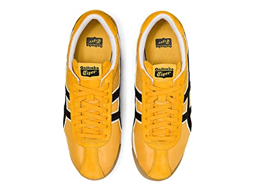 Onitsuka Tiger Unisex Tiger Corsair Ex Shoes, Tiger Yellow/Black, 10 #TOP4