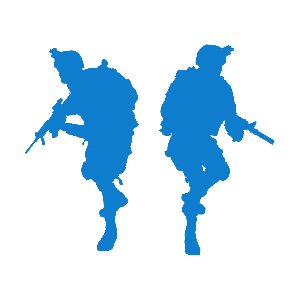 Soldiery Wall Decal Teen Room Home Decor Vinyl Nursery Interior Self-Adhesive Wall Stickers Gameing Room Funny Ornament Small - 42x35cm