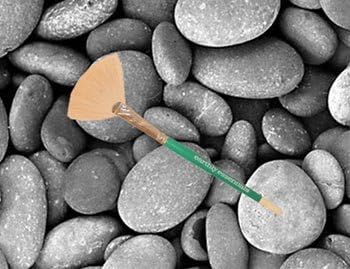 Make-up Fan Hiliter Brush