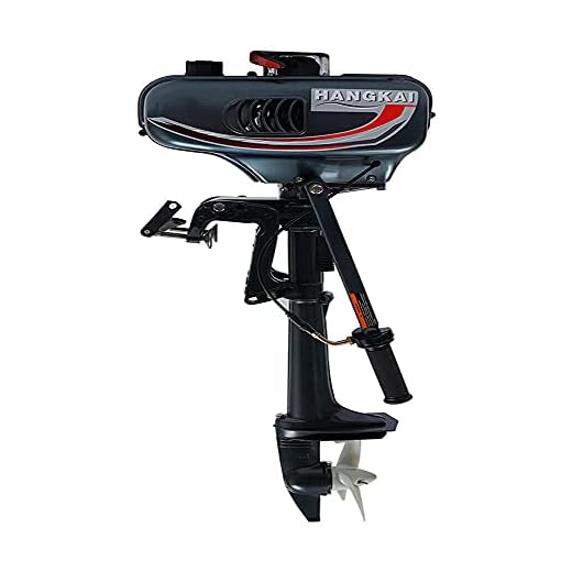 Fetcoi HANGKAI 2-takts 3,5 hk utombordsmotor CDI vattenkylning tung plikt för gummibåtar fiskebåtar