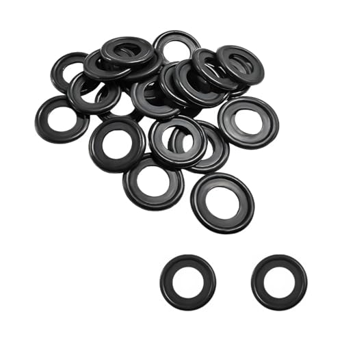 Image of 25 PCS M12 Car Oil Drain Plug Gasket, Rubber Oil Drain Plug Crush Washers Sealing Gasket, Vehicle Engine Oil Seal Washer Replacement for Car Truck SUV, Car Accessories