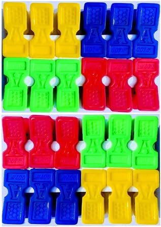 7C24 Reusable Reusable Colour Cloth Clip 12pcs x2=24pcs (Pack 24pcs) Hi Quality Plastic not Rust Clip L-52mm,W-27mm,It Must be Your Choice,Selling at Low Profit, hence-image-23