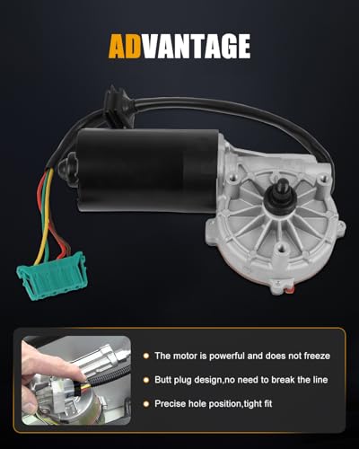 Image of ROADFAR Front Windshield Wiper Motor Compatible For Mercedes-Benz For C43 | Fit For Mercedes-Benz For C230 1998 1999|For Mercedes-Benz For C280 1998 1999|OEM:2028200408|4 Pins