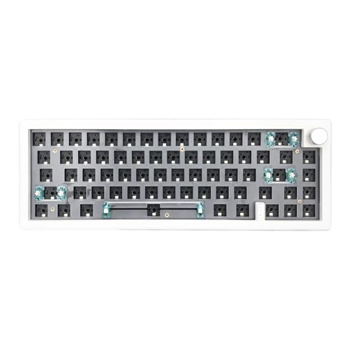 Teclados mecánicos inalámbricos, teclado inalámbrico para computadora de escritorio portátil, teclado mecánico RGB inalámbrico Abs Gmk67, teclado mecánico inalámbrico ajustable para la oficina y el