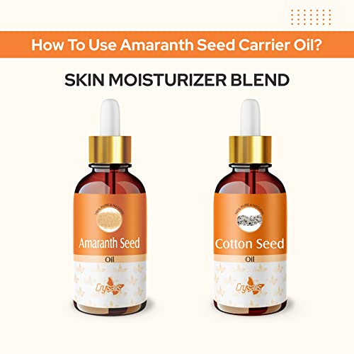 Image of Crysalis Amaranth Seed (Amaranthus) Oil|100% Pure & Natural Undiluted Essential Oil Organic Standard For Skin & Hair Care| Moisturizes Skin |Therapeutic Grade Oil|30ml with dropper