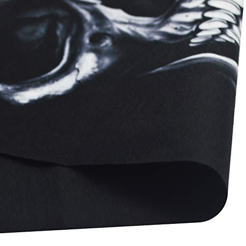 Image of Obacle Skull Face Mask Half for Dust Wind UV Sun Protection Seamless 3D Tube Mask Bandana for Men Women Durable Thin Breathable Skeleton Mask Motorcycle Riding Biker Fishing Cycling Sports Festival