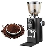 ✔【TRÉMIE À GRANDE CAPACITÉ】Ce moulin à café professionnel est doté d'une trémie de grande capacité (450 g / 1 lb), fabriquée dans un matériau opaque pour préserver la fraîcheur de vos grains de café. Il préserve ainsi les arômes et les saveurs tout en évitant tout débordement.