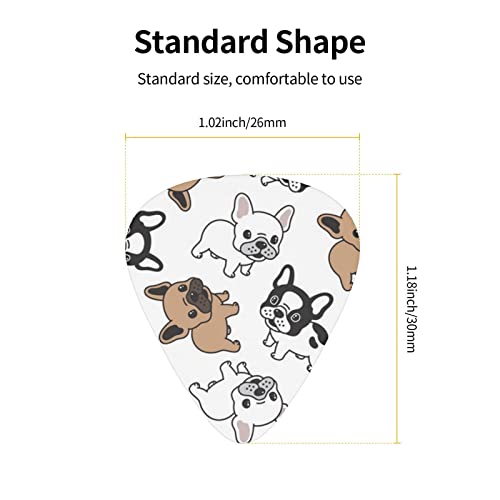 Pack de 12 médiators bouledogue français pour guitare électrique guitare acoustique guitares diverses - Les Beatles, Paul McCartney, John Lennon, RIngo Starr, George Harrison Pack de 12 médiators bouledogue français pour guitare électrique guitare acoustique guitares diverses – Image 4