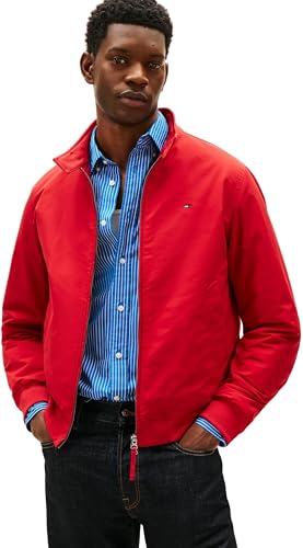 Tommy Hilfiger Men HARRINGTON JACKET MW0MW37647 Other Jackets, RED, M