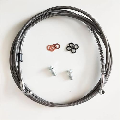 �u���[�L�I�C���z�[�X 10 Cm - 500 0°-0° �o�C�N�u���[�L�z�[�X �I�[�g�o�C�����X�e�����X�X�`�[���ґg�u���[�L���C�����̃I�C���`���[�u�l�W�X���b�h M10X1.25mm(430CM)