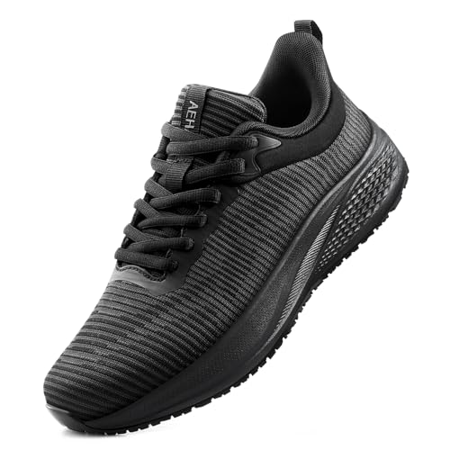 Image of Women's Non Slip Work Shoes Food Service Waterproof Slip-Resistant Chef Shoe for Kitchen Restaurant Hospital Staff Lightweight Walking Sneakers with Easy-Clean Slip-On Design
