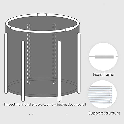 Tech-L bath bucket erwachsene Tragbare Badewanne 27x25 Zoll Faltbare Freistehende Eimer Erwachsene Isolierung Umweltfreundliches Badezimmer Spa-Badewanne für Studenten zu Hause Camping