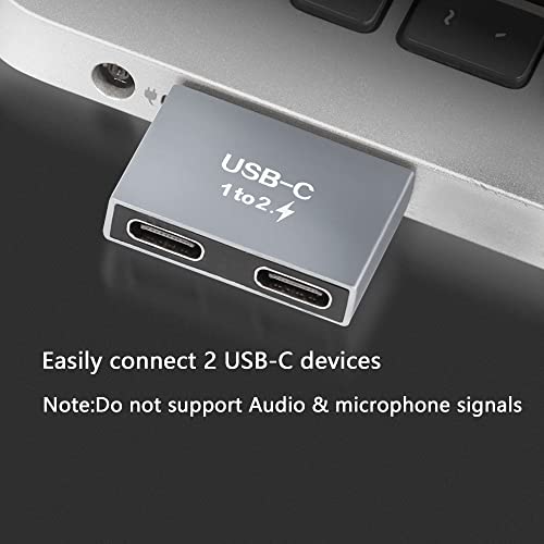 GELRHONR Adattatore da USB C a 2 USB C