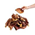 Natural Treats | Grade A Pigs' Ears Large Size (10pcs L) | Healthy Whole Treats - Natural Dog Pork Chew - Excellent Rawhide Alternative