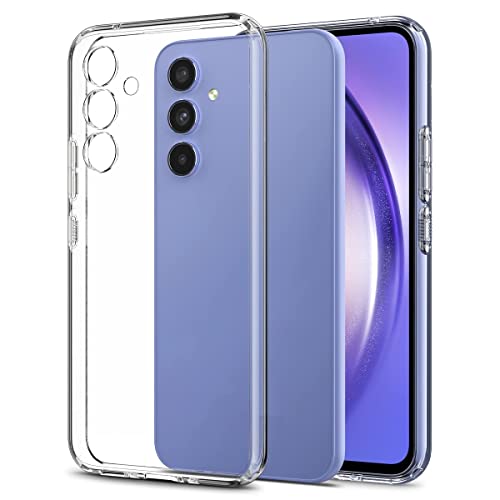 Cracksin Klar Silikon Hülle für Samsung Galaxy A54 5G Transparent Ultra Dünne klare weiche TPU Handyhülle Flexible Cryst...