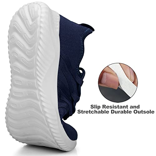 Image of Feethit Womens Slip On Running Shoes Breathable Walking Shoes Lightweight Gym Workout Shoes Non Slip Fashion Sneakers