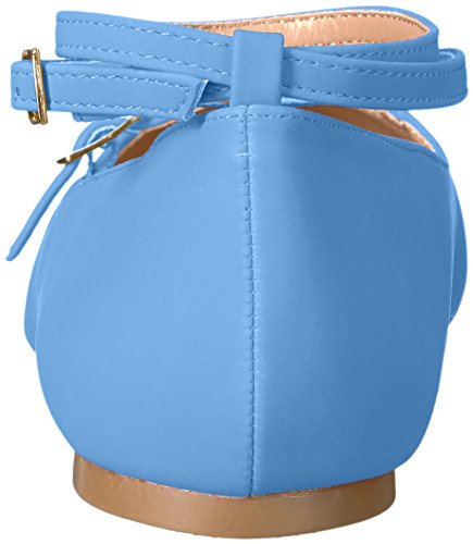 Brinley Co. Womens Pointed Toe Ankle Strap Flats - Image 3