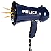 Liberty Imports Police Officer Pretend Play Kids Toy Megaphone Role Play Accessory with Siren Sounds for Kids