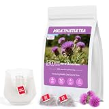 Milk Thistle Tea Bags, Natural Milk Thistle Seed, 50 Teabags, Natural Herbal Tea for Liver Support...