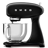 Robot pâtissier 4.8l 1000w noir SMF05BLEU - SMEG