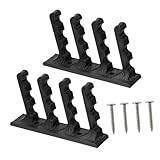 Kisangel Support Mural pour Flèches d'arc Cintre Noir Facile à Installer Incluant Vis Su...