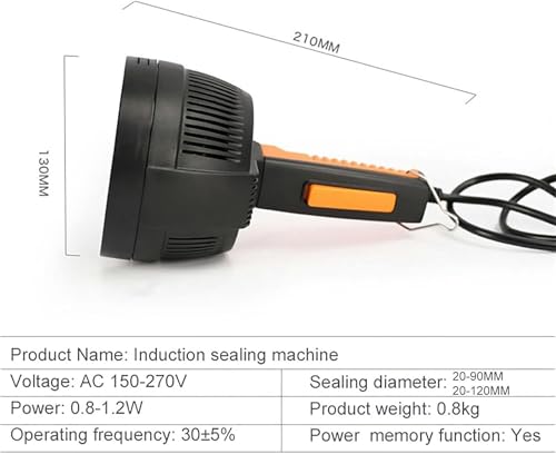 Machine de thermoscellage aluminium à induction 5 vitesses