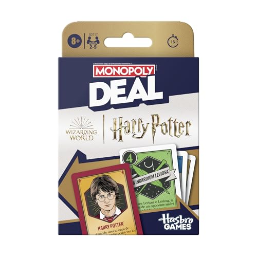 Jogo de cartas Monopoly Deal: Harry Potter - versão em espanhol