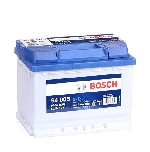 Bosch S4005, Batteria per Auto, 60A/h, 540A, Tecnologia al Piombo Acido, per Veicoli Senza Sistema...